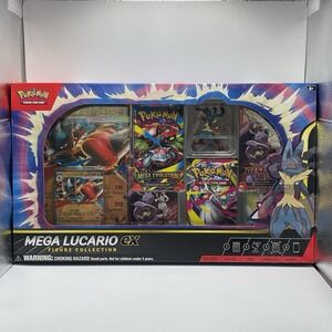 Pokemon TCG Mega Lucario ex Figure Collection Box Mega Evolution Destined Rivals